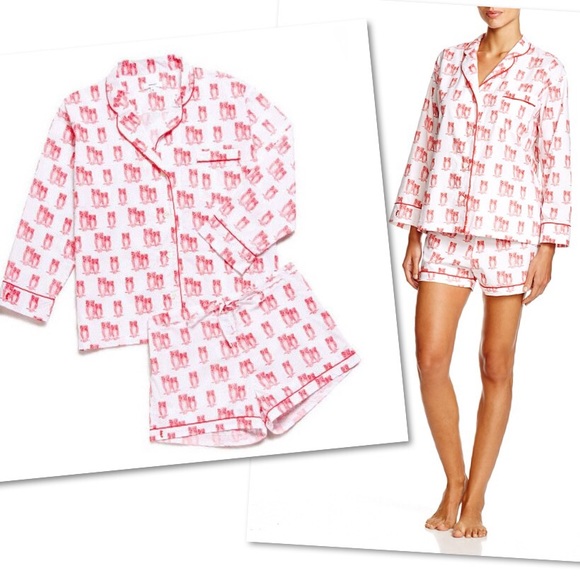 Marigot Other - Marigot Collection Tomato Owl Short Pajama Set M